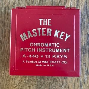 Vintage Kratt The Master Key Chromatic Pitch Instrument MK2 Chromatic Pitch C-C
